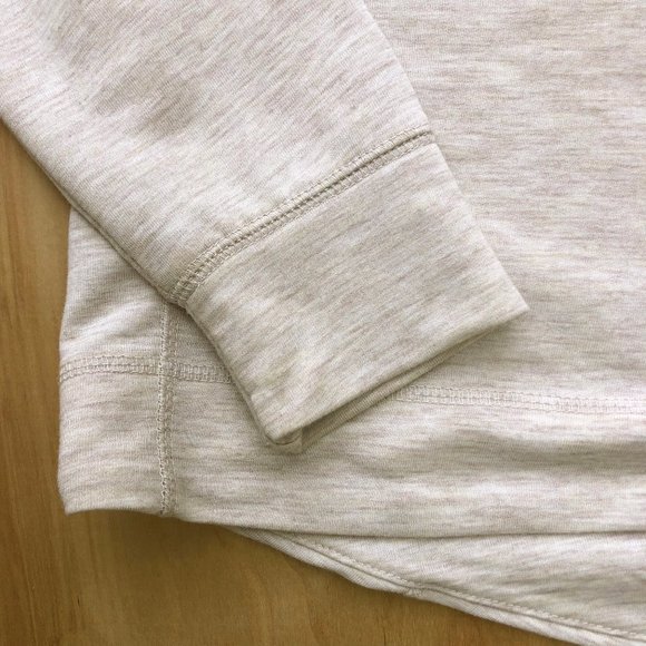 JUST BE FREE Women’s Mesh Shoulders Heather Gray Pullover Lightweight Hoodie M - Picture 2 of 6